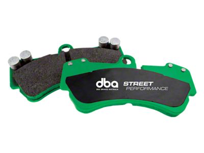 DBA Street Performance Semi-Metallic Carbon Fiber Brake Pads; Front Pair (05-23 6-Lug Tacoma)