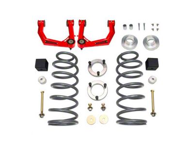 Tuff Country 4-Inch Suspension Lift Kit with Toytec Boxed Ball-Joint Upper Control Arms (10-24 4Runner)