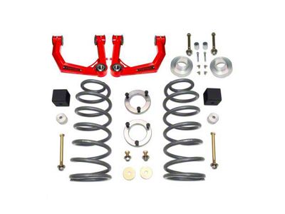 Tuff Country 4-Inch Suspension Lift Kit with Toytec Boxed Uni-Ball Upper Control Arms (10-24 4Runner)