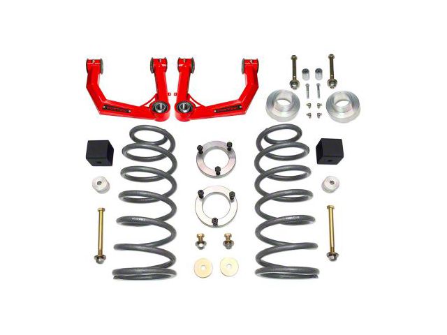 Tuff Country 4-Inch Suspension Lift Kit with Toytec Boxed Uni-Ball Upper Control Arms (10-24 4Runner)