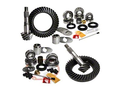 Nitro Gear & Axle Toyota 8-Inch Front and 8.20-Inch Rear Axle Ring and Pinion Gear Kit; 4.56 Gear Ratio (10-24 4Runner w/o E-Locker)