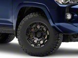 AGP Wheels Pro22 Matte Black 6-Lug Wheel; 17x8; 5mm Offset (10-24 4Runner)