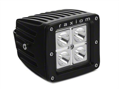 Raxiom 3-Inch Square 4-LED Off Road Light; Spot Beam (Universal; Some Adaptation May Be Required)