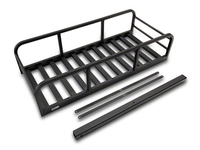 RedRock Hitch Mounted Cargo Rack; 12-Inch XL (Universal; Some Adaptation May Be Required)