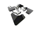 Rally Armor Black Mud Flaps with Metallic Black Logo; Front and Rear (25-26 4Runner)