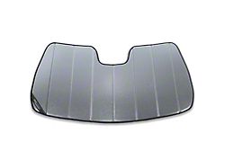Covercraft UVS100 Heat Shield Premier Series Custom Sunscreen; Galaxy Silver (24-26 Tacoma w/o Factory Dashcam)