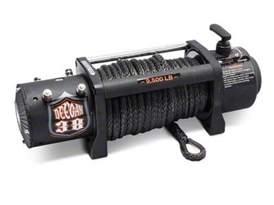 Deegan 38 9,500 lb. Winch with Synthetic Rope and Wireless Control (Universal; Some Adaptation May Be Required)