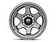 Fuel Wheels Shok Matte Gunmetal 6-Lug Wheel; 17x9; 1mm Offset (10-24 4Runner)
