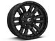 Fuel Wheels Sledge Gloss and Matte Black 6-Lug Wheel; 17x9; -12mm Offset (10-24 4Runner)