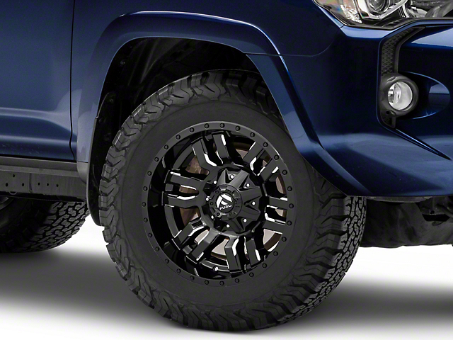 Fuel Wheels Sledge Gloss Black Milled 6-Lug Wheel; 17x9; 1mm Offset (10-23 4Runner)