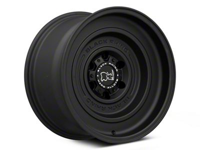Black Rhino Solid Matte Black 6-Lug Wheel; 17x9.5; -12mm Offset (03-09 4Runner)