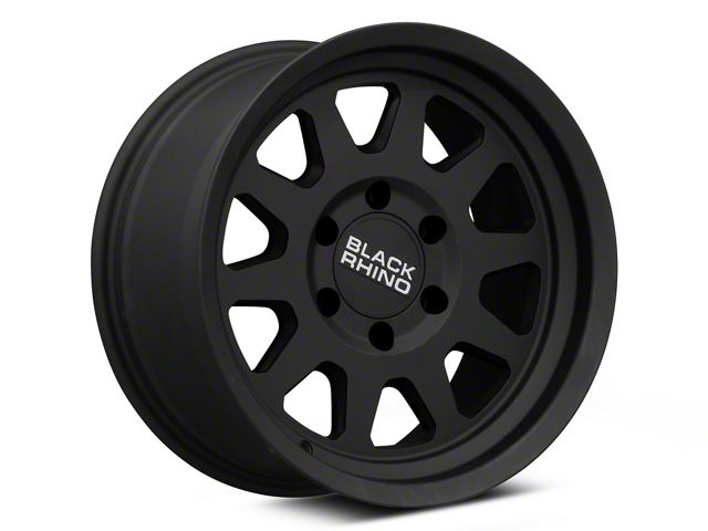 Black Rhino Stadium Matte Black 6-Lug Wheel; 17x8.5; 0mm Offset (03-09 4Runner)