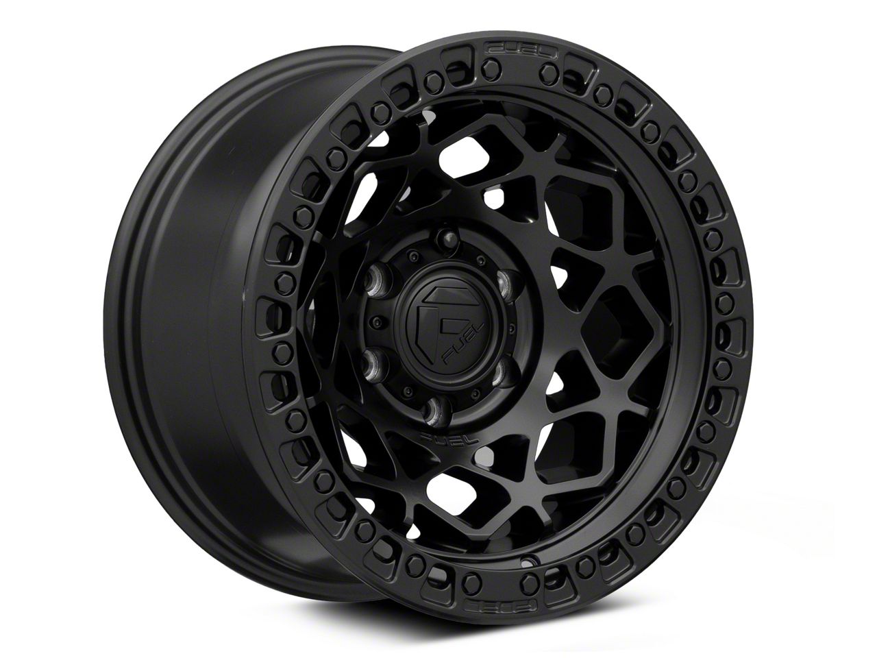 Fuel Wheels Toyota 4-Runner Unit Matte Black with Matte Black Ring 6 ...