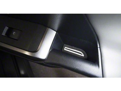 Door Armrest Foam Inserts; Black/White (16-23 Tacoma Double Cab)