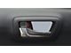 Door Handle Insert Accent Trim; Brushed Silver (16-23 Tacoma)