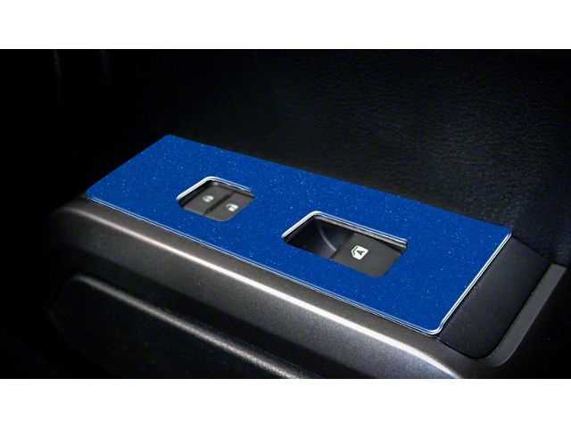 Door Switch Panel Accent Trim; Blazing Blue (16-23 Tacoma)