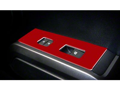 Door Switch Panel Accent Trim; Gloss TRD Red (16-23 Tacoma)