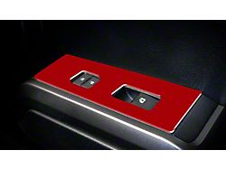 Door Switch Panel Accent Trim; Gloss TRD Red (16-23 Tacoma Access Cab)