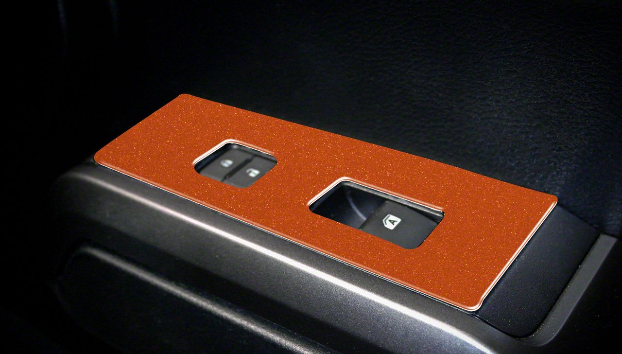 Door Switch Panel Accent Trim; Inferno (1623 Access Cab