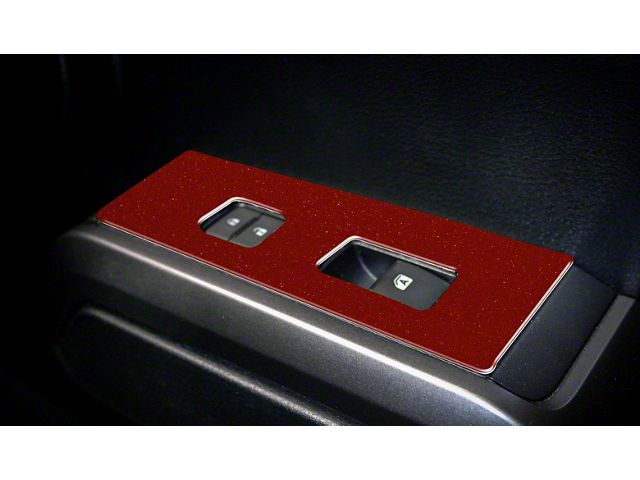 Door Switch Panel Accent Trim; Ruby Red (16-23 Tacoma)