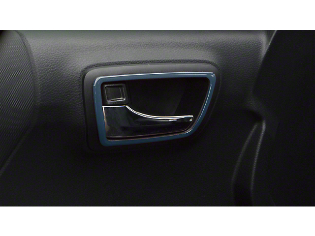 Front and Rear Door Handle Surround Accent Trim; Cavalry Blue (16-22 Tacoma Access Cab)