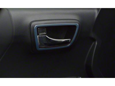 Front and Rear Door Handle Surround Accent Trim; Cavalry Blue (16-23 Tacoma Double Cab)