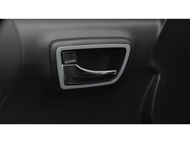 Front and Rear Door Handle Surround Accent Trim; Cement Gray (16-22 Tacoma Double Cab)