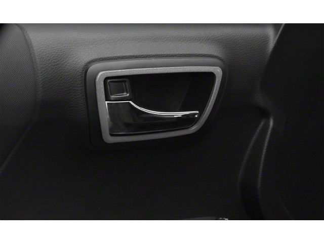 Front and Rear Door Handle Surround Accent Trim; Charcoal Silver (16-23 Tacoma Double Cab)