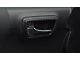 Front and Rear Door Handle Surround Accent Trim; Domed Carbon Fiber (16-23 Tacoma Double Cab)