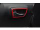 Front and Rear Door Handle Surround Accent Trim; Gloss TRD Red (16-23 Tacoma Access Cab)
