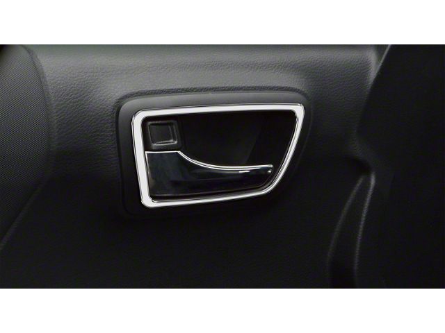 Front and Rear Door Handle Surround Accent Trim; Liquid Chrome (16-23 Tacoma Access Cab)