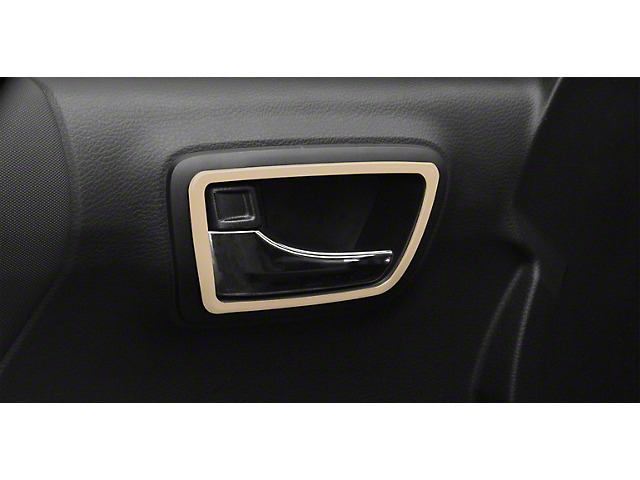 Front and Rear Door Handle Surround Accent Trim; Quicksand (16-22 Tacoma Double Cab)