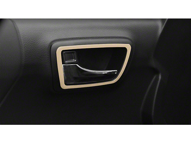 Front and Rear Door Handle Surround Accent Trim; Quicksand Tan (16-22 Tacoma Access Cab)
