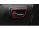 Front and Rear Door Handle Surround Accent Trim; Ruby Red (16-23 Tacoma Double Cab)