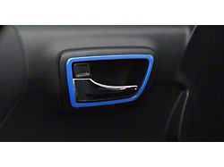 Front and Rear Door Handle Surround Accent Trim; Voodoo Blue (16-22 Tacoma Double Cab)