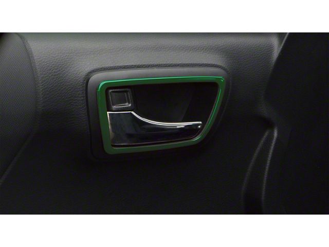 Front Door Handle Surround Accent Trim; Army Green (16-23 Tacoma)