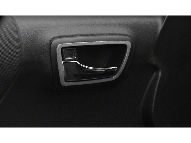 Front Door Handle Surround Accent Trim; Charcoal Silver (16-22 Tacoma)