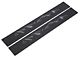 Front Door Sill Protection with Mountain Logo; Textured Black (05-23 Tacoma)
