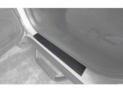 Front Door Sill Protection; Textured Black (05-23 Tacoma)