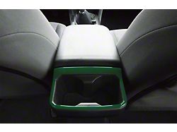 Rear Cup Holder Accent Trim; Army Green (16-23 Tacoma)