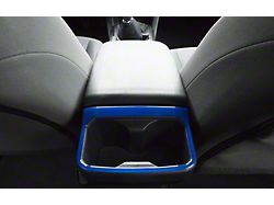 Rear Cup Holder Accent Trim; Blazing Blue (16-23 Tacoma)