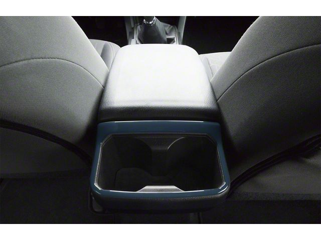 Rear Cup Holder Accent Trim; Cavalry Blue (16-23 Tacoma)