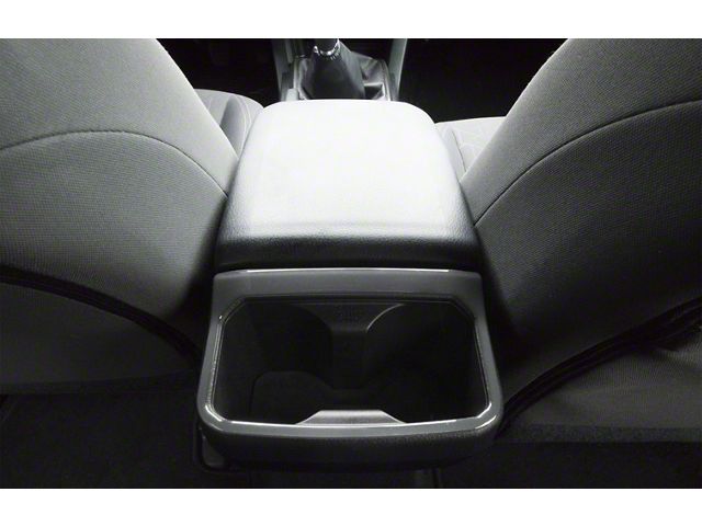 Rear Cup Holder Accent Trim; Charcoal Silver (16-23 Tacoma)