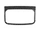 Rear Cup Holder Accent Trim; Domed Carbon Fiber (16-23 Tacoma)