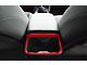 Rear Cup Holder Accent Trim; Gloss TRD Red (16-23 Tacoma)