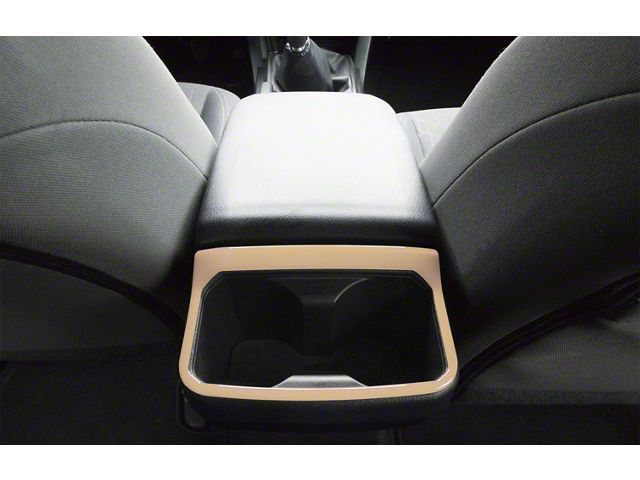 Rear Cup Holder Accent Trim; Quicksand Tan (16-23 Tacoma)