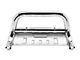 Barricade 3.50-Inch Oval Bull Bar with Skid Plate; Stainless Steel (16-23 Tacoma)