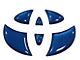 Steering Wheel Emblem Inserts; Blazing Blue (16-23 Tacoma)
