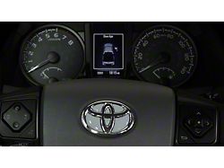 Steering Wheel Emblem Inserts; Cement Gray (16-23 Tacoma)