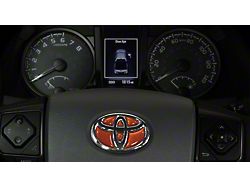 Steering Wheel Emblem Inserts; Inferno (16-23 Tacoma)